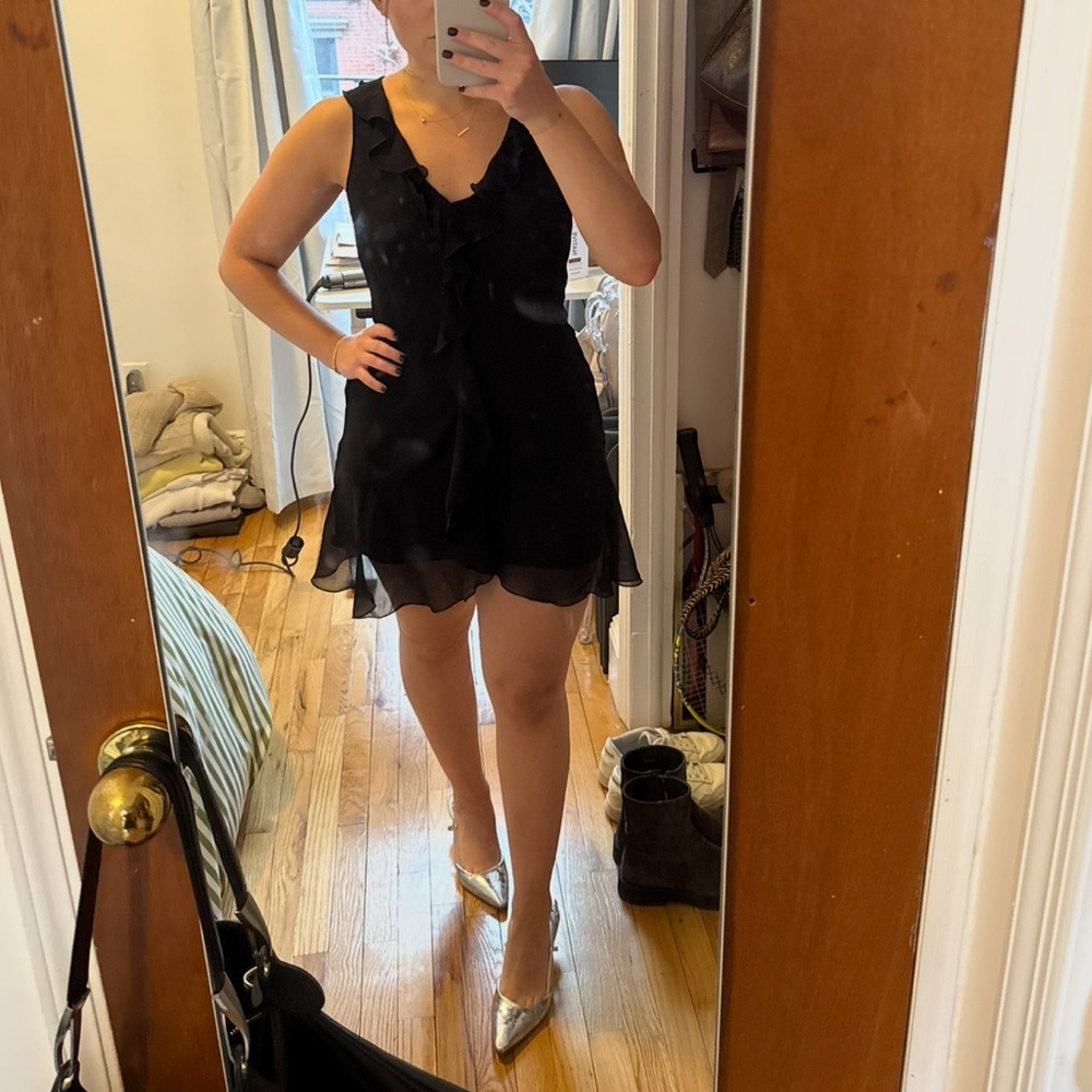 Aritzia Hera Black Sleeveless Dress